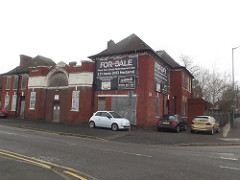 Derelict building - Market Street, Bromsgrove - former Bromsgrove Drill Hall
