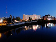 Downtown Fairbanks at Night