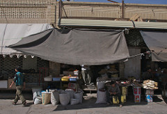 Kerman Sidewalk Scene