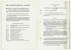 The Constitution of Nauru