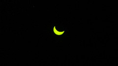Solar Eclipse, 22nd July, 2009 - The Crescent Sun!