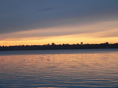 Sunset over Lake Bemidji
