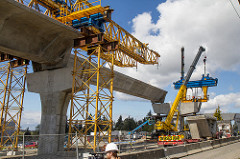 Angle Lake Extension Construction: Gantry
