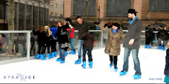 Artificial ice rink in France