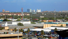 Aruba - Palm Beach from Ship