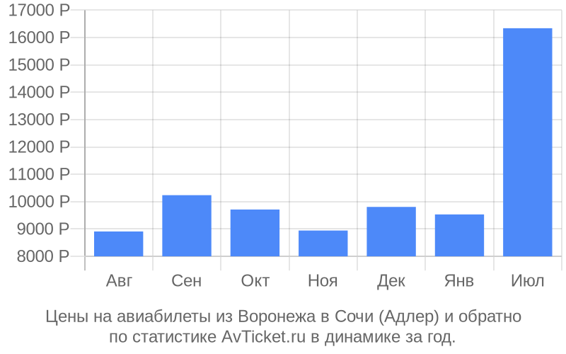 Билеты воронеж адлер