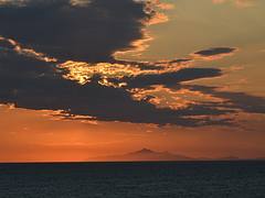 Isola d'Elba al tramonto