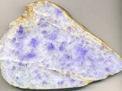 Lavender jadeitite (jadeite jade) (Hpakan-Tawmaw Jade Tract, Hpakan Ultramafic Body, Naga-Adaman Ophiolite, Late Jurassic, 147 Ma; alluvial clast (placer jade), upper reaches of the Uyu River, Kachin State, Indo-Burma Range, Burma) 1