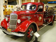 1938 REO Speedwagon Fire Truck R E Olds Museum Lansing MI 2-9-2008 030 N