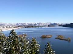 Cerknica lake in winter