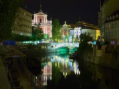 Slovénie - Canaux de Ljubljana Slovénie - Canaux de Ljubljana
