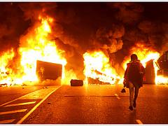 Madrid on fire