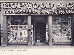 Hopwood & Co, Booksellers, Launceston, Tasmania - 1906