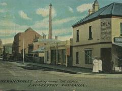 Cameron Street, Launceston, Tasmania - circa 1908