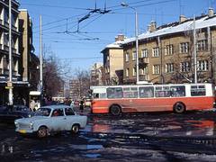 Враца - Ziu 682G Trolleybus Vratsa Bulgaria Jan 1995 Враца - Ziu 682G Trolleybus Vratsa Bulgaria Jan 1995