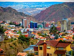 Zona Sur area of La Paz, Bolivia Zona Sur area of La Paz, Bolivia