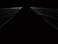 Ravenel Bridge at night