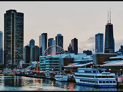 The HDR-files: Chicago Evening Skyline (Navy Pier) The HDR-files: Chicago Evening Skyline (Navy Pier)