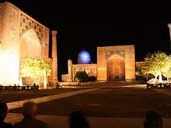 Samarkand, Registan, light show