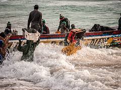 Fishermen at work - Mauritania Fishermen at work - Mauritania