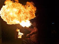 Fire Dancers on Saint Lucia Fire Dancers on Saint Lucia