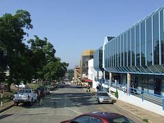 A street in Manzini, Swaziland