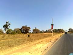 road from airport to city