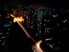 Night Shot. Pyongyang, North Korea.