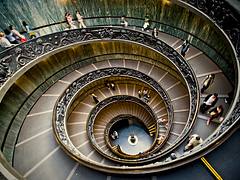 Vatican stairs, escaleras del Vaticano.