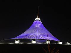 Khan Shatyr at night