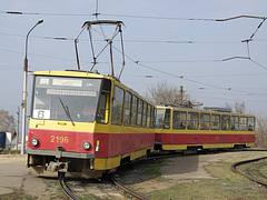 Ulyanovsk tram Tatra T6B5 2196