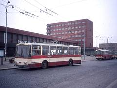 Skoda 14Tr nr 336, Pardubice, Czechoslovakia  Feb 1992