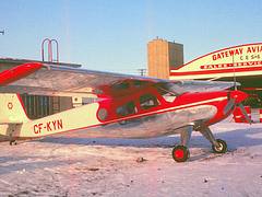 Helio Courier at Edmonton ca. 1959 (4702200353)