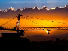Sunset on the rising city: Addis Ababa