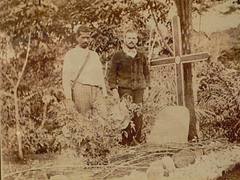 Tomb of French painter Paul Gauguin on Hiva Oa island in the Marquesas French Polynesia ?