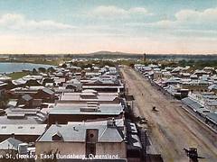 Bourbon Street (looking east) Bundaberg, Australia - circa 1910