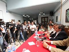 Ricardo Alfonsín en Bahía Blanca