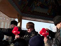 Epiphany rituals cleanse Orthodox faithful in Eastern Europe.