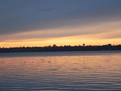 Sunset over Lake Bemidji