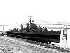 USS Kidd, Baton Rouge, 1990s 02bw