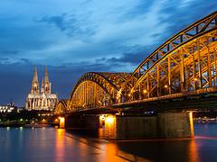 Cologne blue hour