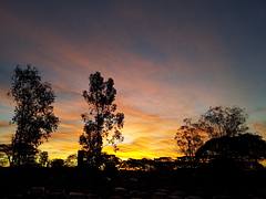 Por do sol em Cascavel