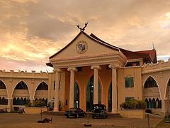 Sunset over New Cotabato City Hall