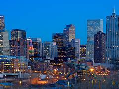 Denver Skyline at Sunset Denver Skyline at Sunset