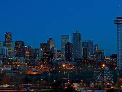 Denver Skyline at Sunset Denver Skyline at Sunset