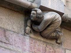 Dijon - Hôtel Aubriot - figurine de soutènement 2bis