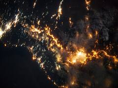 Southwestern Saudi Arabia at Night