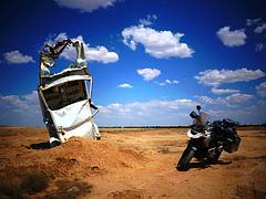 CarWreck in Kazakhstan CarWreck in Kazakhstan