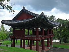 airy comfortable pavillion Jinju Fortress Korea