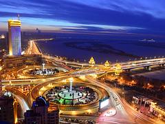 Bridge of Harbin Songhua river